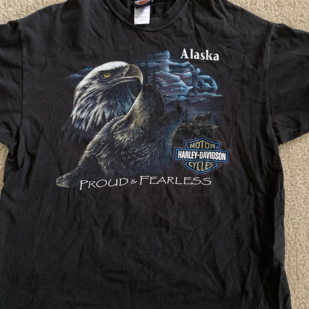 Black Harley Davidson tee shirt